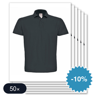 50 stuks B&C - Unisex Polo ID.001