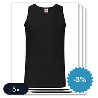 Fruit of the Loom - Valueweight Athletic Vest - White