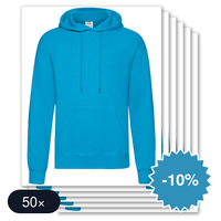 50 stuks Fruit of the Loom - Classic Hoodie