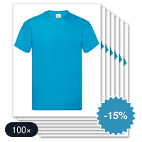 100 stuks Fruit Of The Loom – Original T-Shirt
