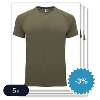 5 stuks Roly Sport - Bahrain T-Shirt