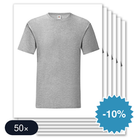 50 stuks Fruit Of The Loom - iconic T-Shirt