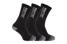 Regatta Professional - 3 Pack Workwear Sokken - Black