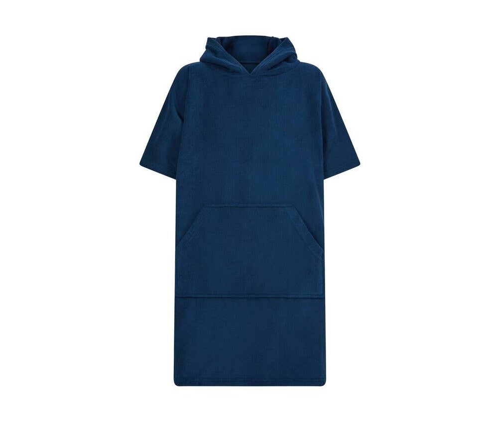 Towel City - Towelling Kinder Poncho - Navy