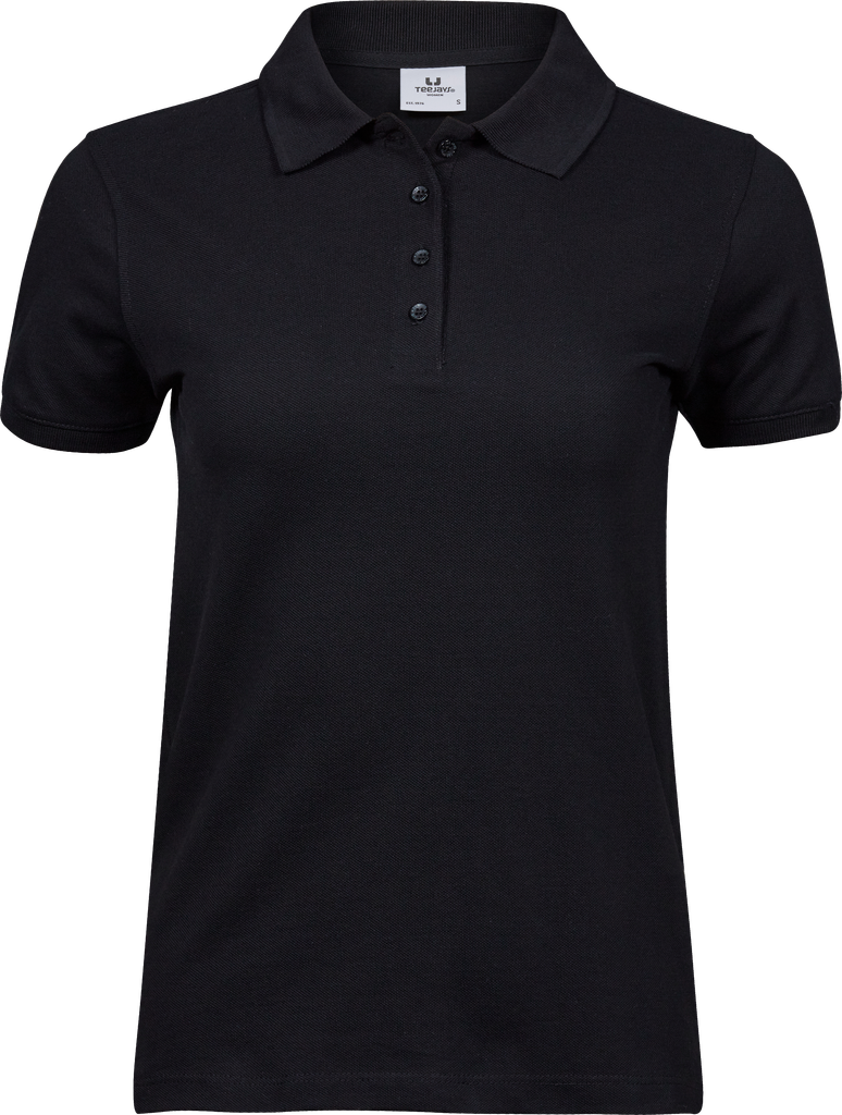 Tee Jays - Heavy dames polo - Black