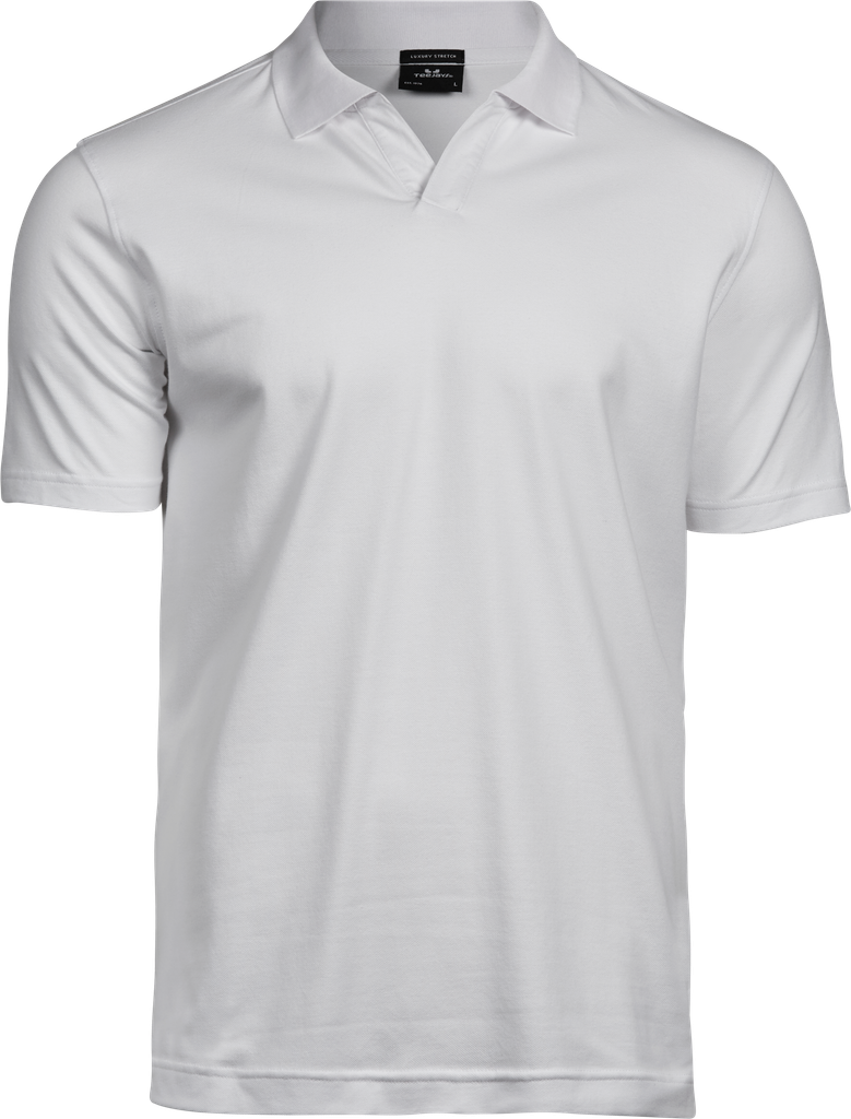 Tee Jays - Stretch V-hals polo - White