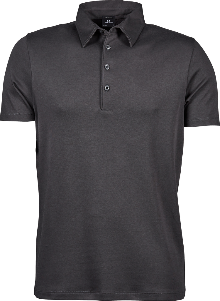 Tee Jays - Pima Katoen Polo - Dark Grey (Solid)