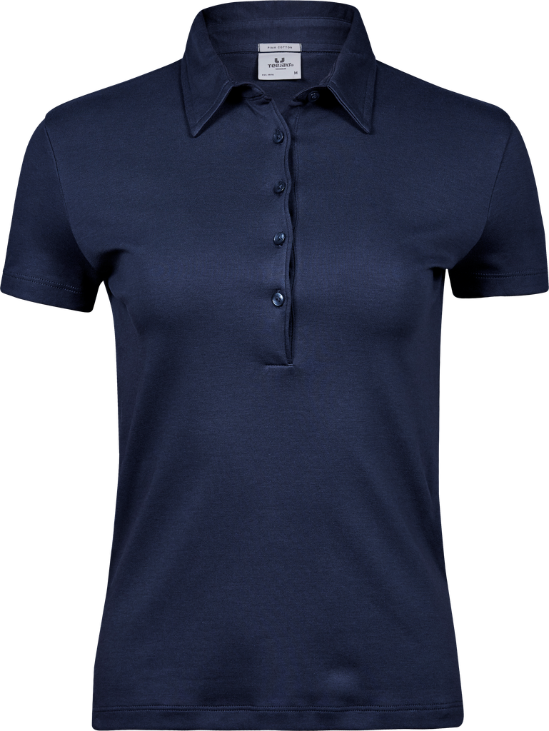 Tee Jays - Dames Pima Katoen Polo - Navy