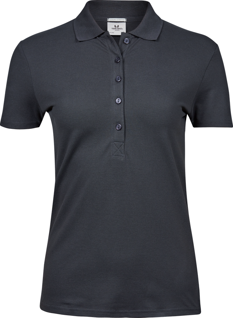 Tee Jays - Dames Luxury Stretch Polo - Dark Grey (Solid)