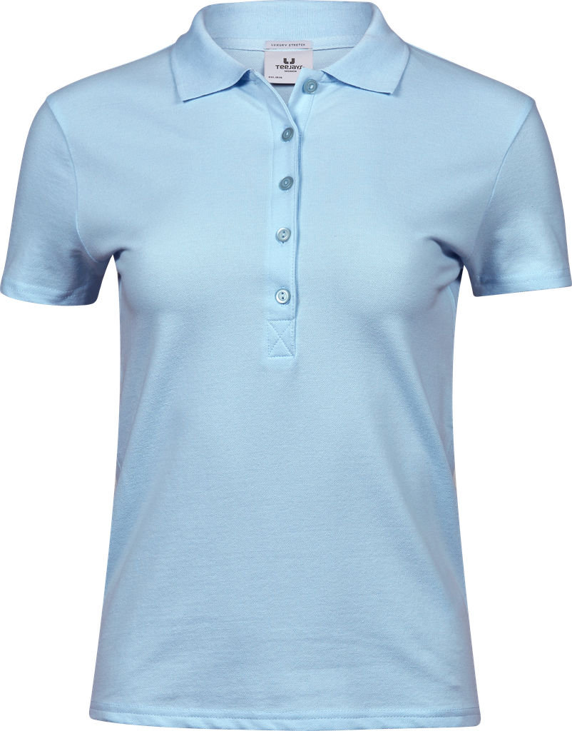 Tee Jays - Dames Luxury Stretch Polo - Light Blue