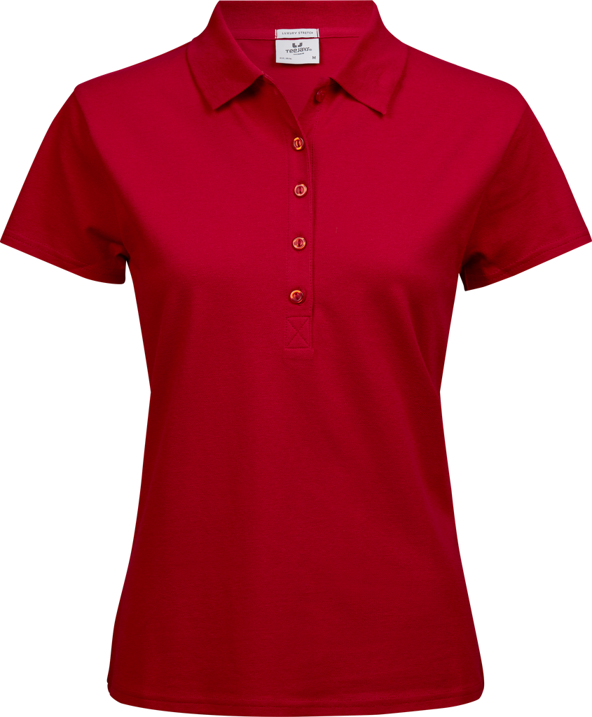 Tee Jays - Dames Luxury Stretch Polo - Red