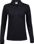 Luxury Stretch Polo lange mouwen