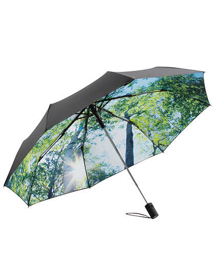 FARE - Natuur Zak Paraplu - Black/Wood