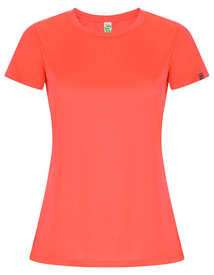 Roly Eco - Imola Dames T-Shirt - Fluor Coral 234
