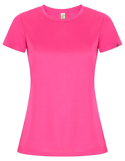 Roly Eco - Imola Dames T-Shirt - Fluor Pink 228