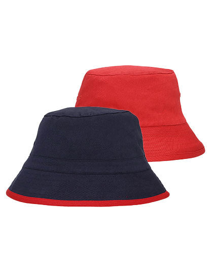 Neutral - Reversible Bucket Hoed - Navy/Red
