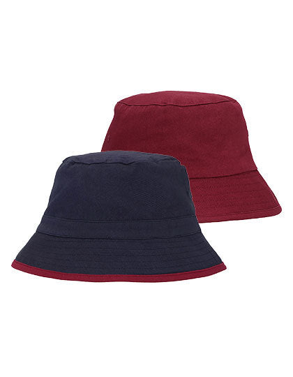 Neutral - Reversible Bucket Hoed - Navy/Bordeaux
