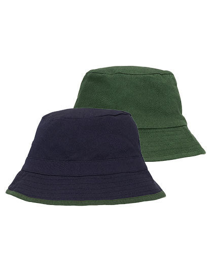Neutral - Reversible Bucket Hoed - Navy/Bottle Green