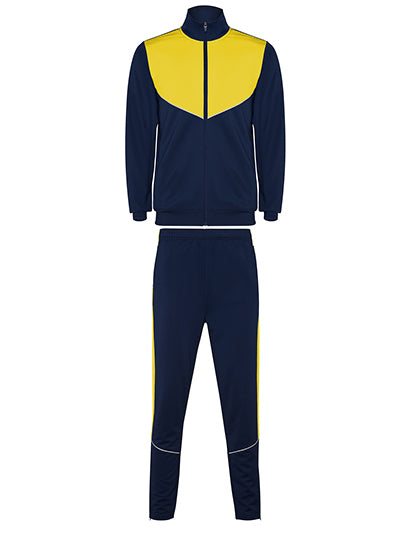 Roly Sport - Evans Kinder Trainingspak - Navy Blue 55/Yellow 03