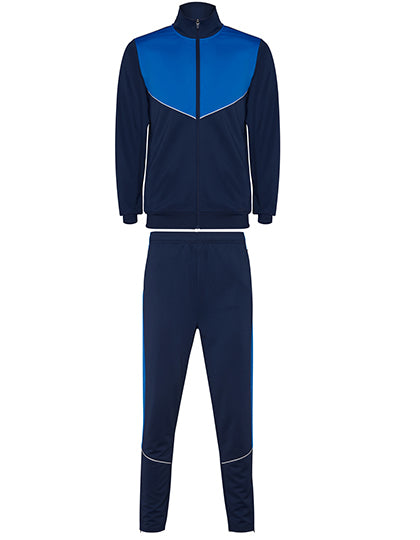 Roly Sport - Evans Kinder Trainingspak - Navy Blue 55/Royal Blue 05