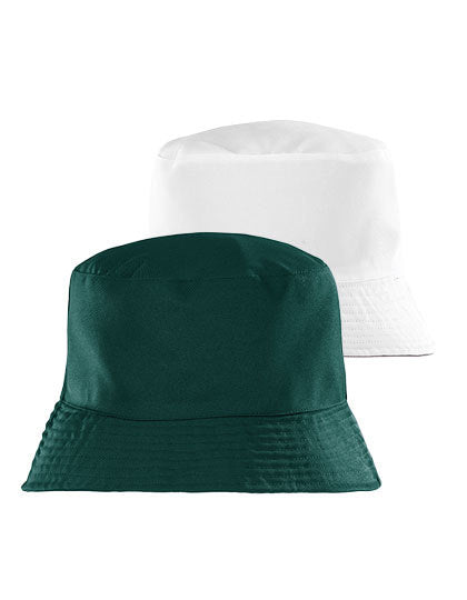 Result Genuine Recycled - Recycled Reversible Bucket Hoed - Bottle Green/White