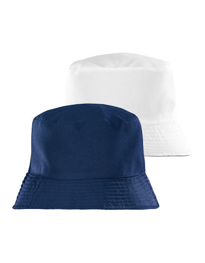 Result Genuine Recycled - Recycled Reversible Bucket Hoed - Navy/White