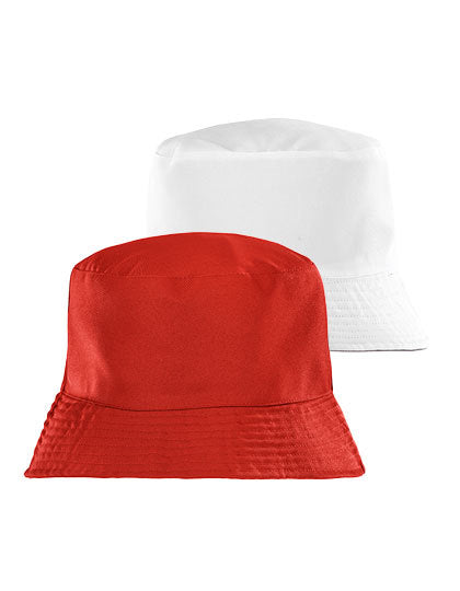 Result Genuine Recycled - Recycled Reversible Bucket Hoed - Red/White