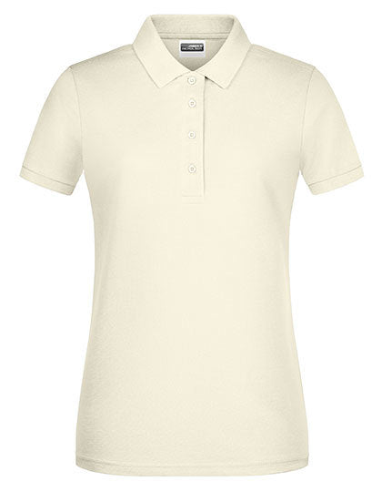 James & Nicholson - Basic Dames Polo – Vanilla