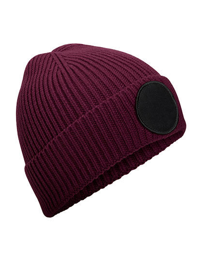 Beechfield - Circular Fashion Patch Muts - Burgundy/Black