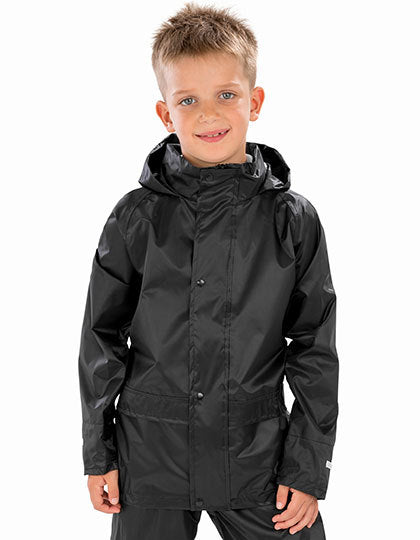 Result Core - Kinder Regenjas - Black