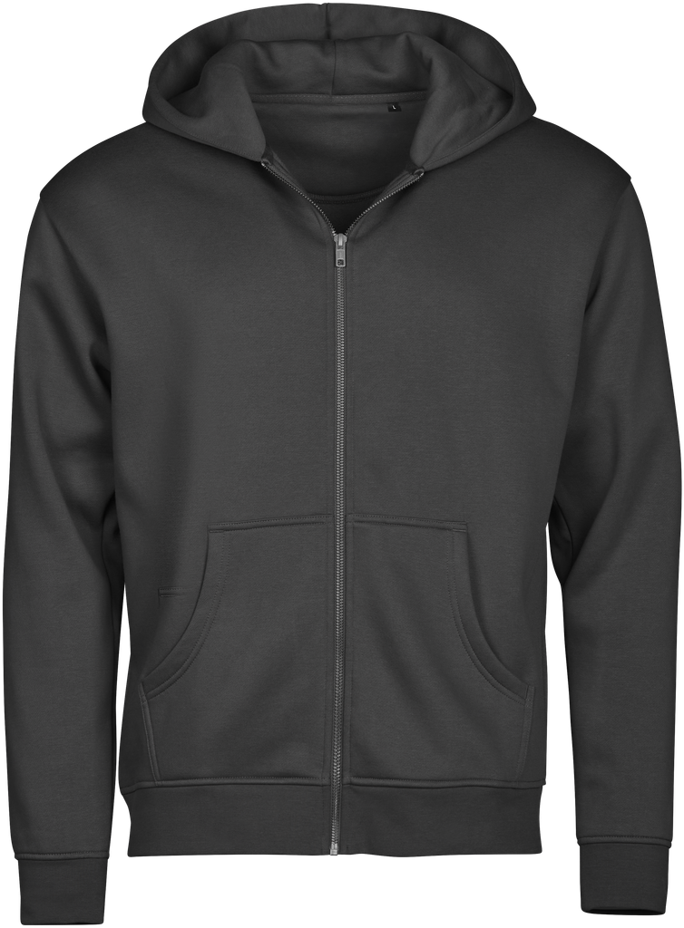 Tee Jays - Urban hoodie met rits - Black