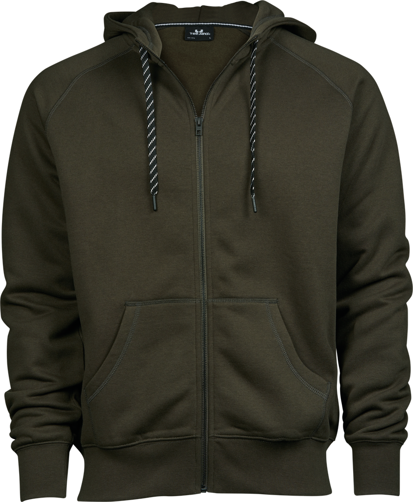 Tee Jays - Fashion Hoodie met rits - Dark Olive