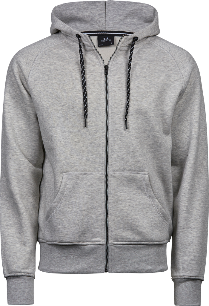 Tee Jays - Fashion Hoodie met rits - Heather Grey