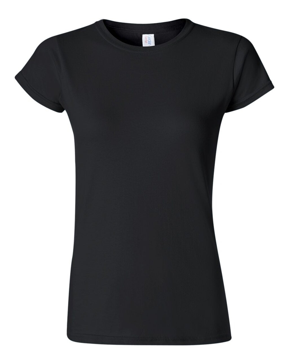 Gildan - Softstyle Midweight Dames T-Shirt - Pitch Black