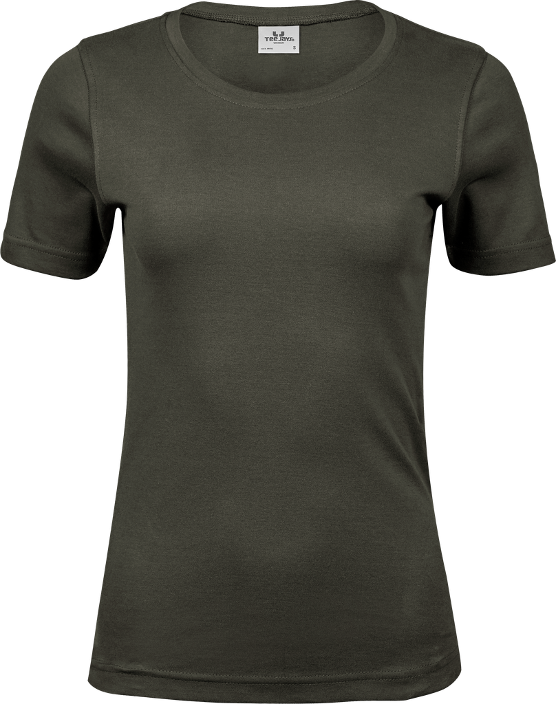 Tee Jays - Dames Interlock T-shirt - Deep Green