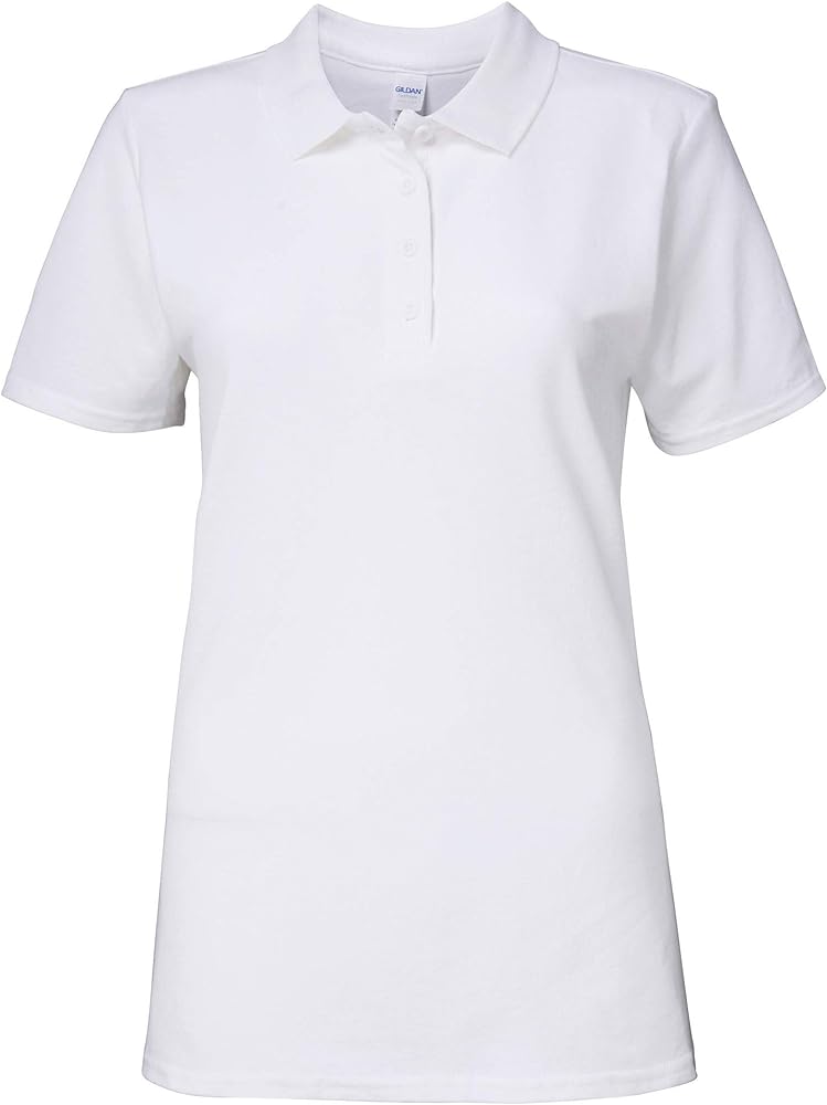 Gildan - Softstyle Piqué Dames Polo - White