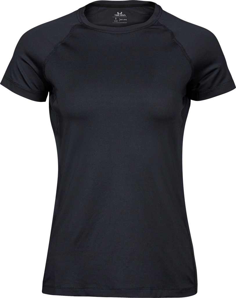 Tee Jays - Dames CoolDry Sport T-shirt - Black