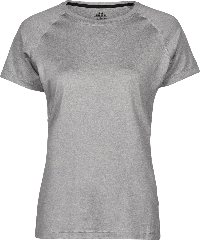 Tee Jays - Dames CoolDry Sport T-shirt - Grey Melange