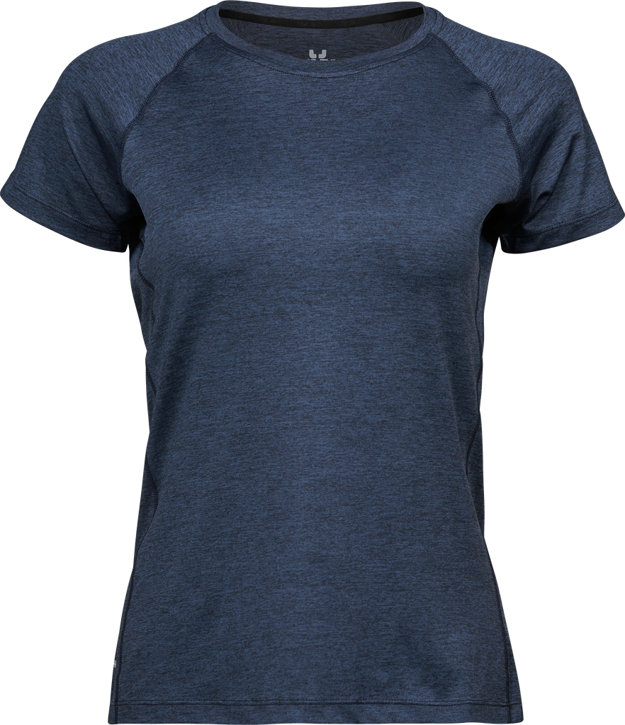 Tee Jays - Women´s CoolDry Tee - Navy Melange L (uitverkoop)