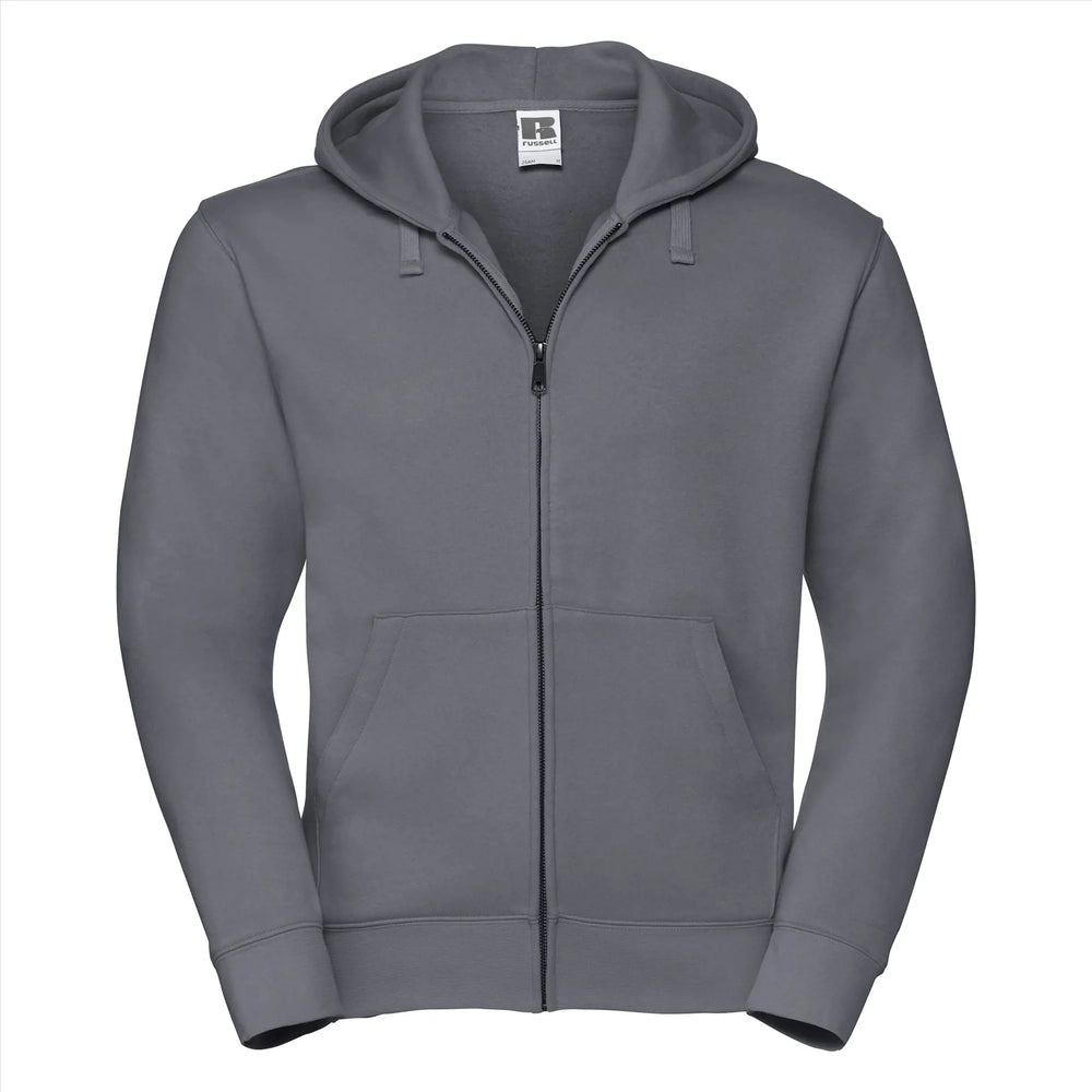Russell - Authentic Zipped Hood Jacket - Convoy Grey (Effen)