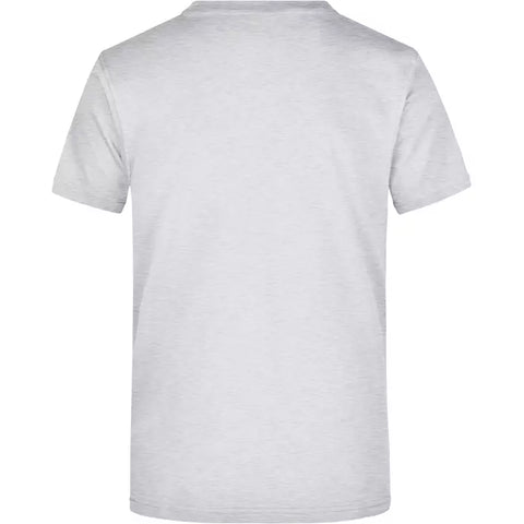 James & Nicholson - Rond Zwaargewicht T-Shirt - Ash (Heather)