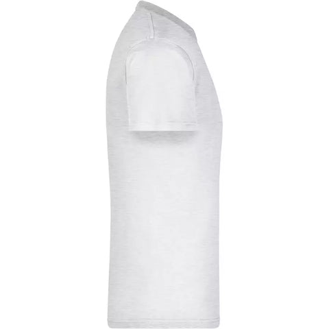 James & Nicholson - Rond Zwaargewicht T-Shirt - Ash (Heather)