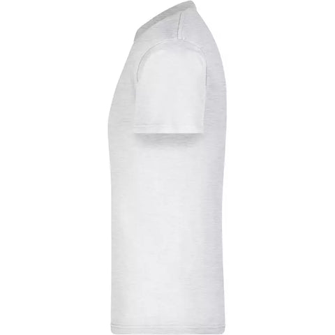 James & Nicholson - Rond Zwaargewicht T-Shirt - Ash (Heather)