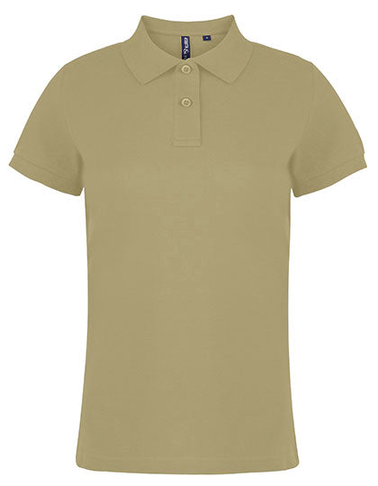 Asquith & Fox - Classic Fit Dames Polo  - Khaki