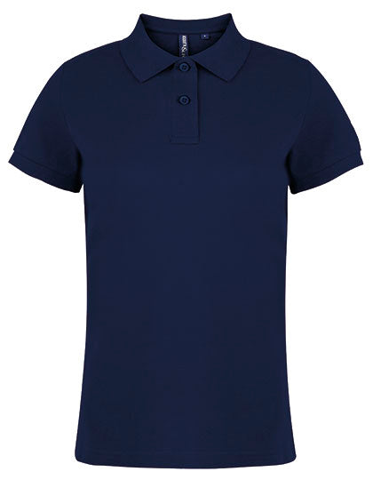 Asquith & Fox - Classic Fit Dames Polo  - Navy