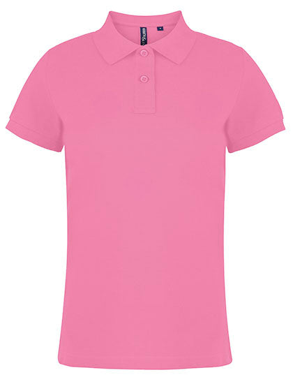 Asquith & Fox - Classic Fit Dames Polo  - Pink Carnation