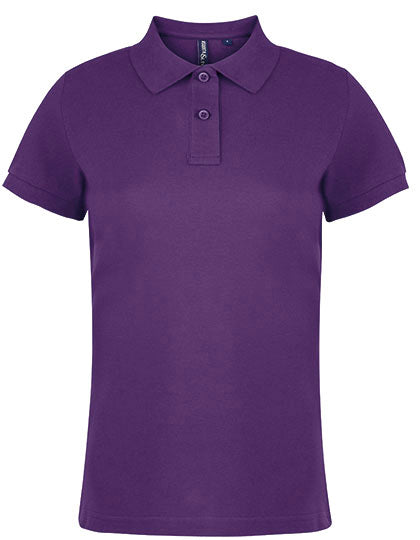 Asquith & Fox - Classic Fit Dames Polo  - Purple