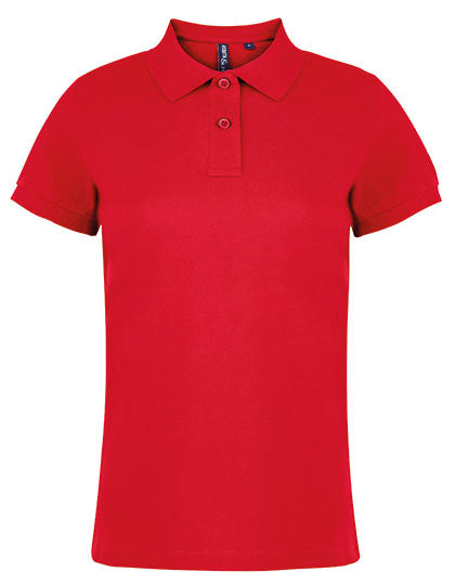 Asquith & Fox - Classic Fit Dames Polo  - Red