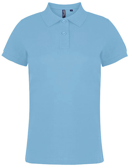 Asquith & Fox - Classic Fit Dames Polo  - Sky