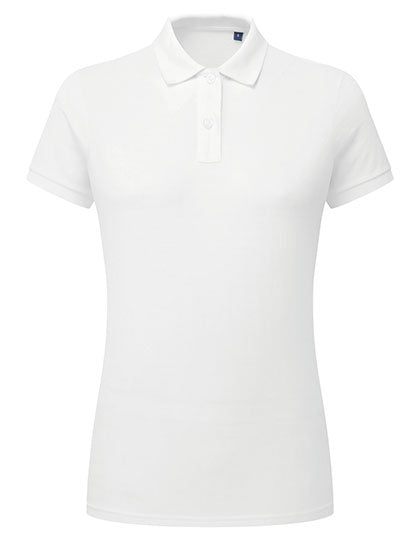 Asquith & Fox -Polycotton Blend Dames Polo - White